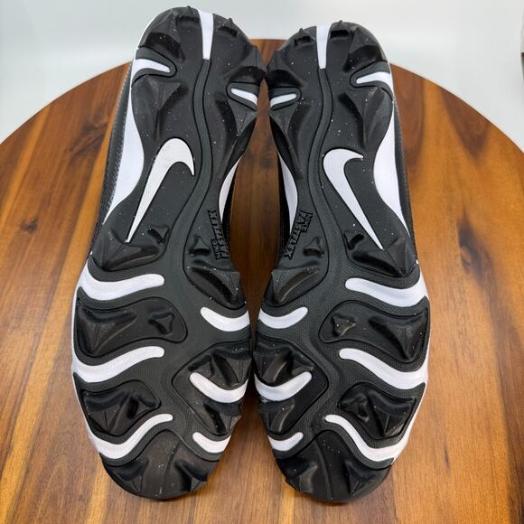 Nike Alpha Menace 4 Shark Football Cleats Men Size 11 Wide Black White NEW main image 9
